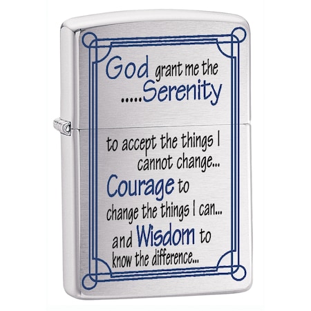 Zippo 2024 Zippo Custom Serenity Prayer Old 24355 ZIP-207CI400426